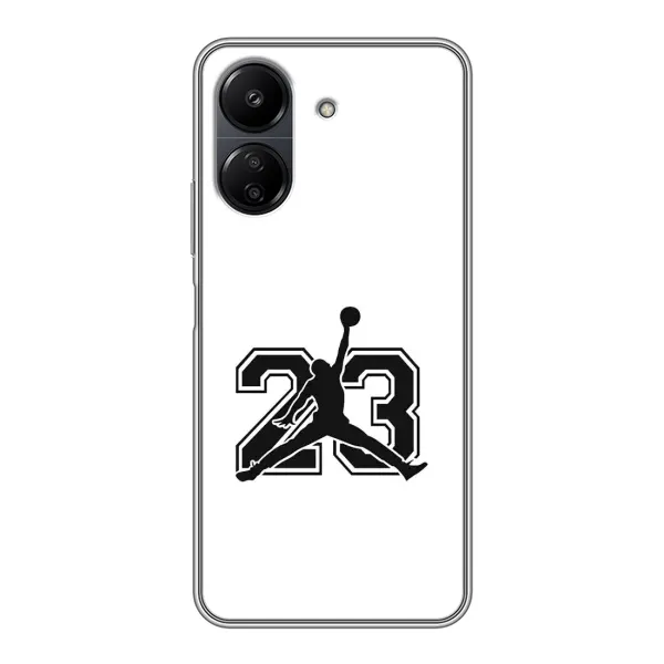 Чехол с принтом «Jordan 23» для Xiaomi POCO C65 Чехол с принтом «Jordan 23» для Xiaomi POCO C65