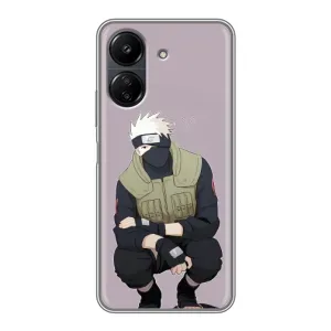 Чехлы Персонажи Аниме Наруто для Xiaomi POCO C65 (AlphaPrint) (Какаши)