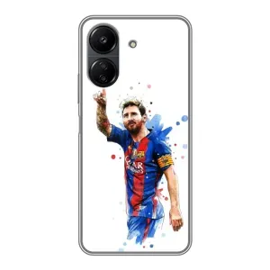 Чехлы Месси для Xiaomi POCO C65 (AlphaPrint) (Лео Месси)