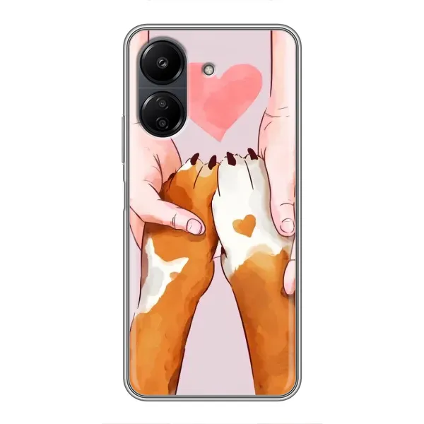 Чехол с принтом «Любовь к собакам» для Xiaomi POCO C65