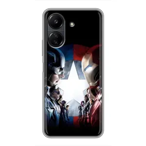 Чехлы с героями Марвел Xiaomi POCO C65 (VPrint) (Марвел стайл)