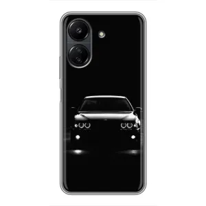 Чехол для ПОКО С65 - с принтом БМВ (AlphaPrint) (Машина BMW)