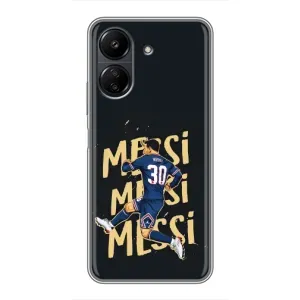 Чехлы для Xiaomi POCO C65 (Leo чемпион) (AlphaPrint) (Messi ПСЖ)