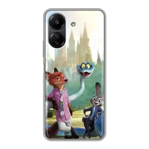 Чохол Зоотрополіс на Xiaomi POCO C65 (Герої мультфільму Зоотрополіс)