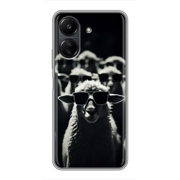 Чехол с принтом «Овечка в очках» для Xiaomi POCO C65