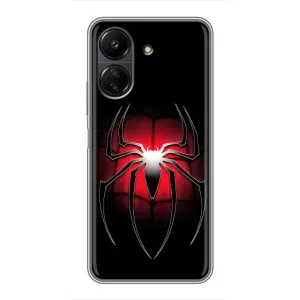 Чехол с человеком пауком для Xiaomi POCO C65 - (AlphaPrint) (Паук марвел)