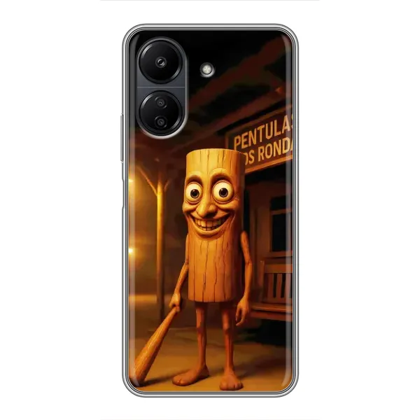 Чехол с принтом «Тунг тунг сахур» для Xiaomi POCO C65