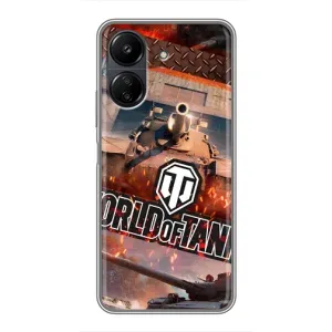 Чехлы с тематикой Киберспорт для Xiaomi POCO C65 (VPrint) (World of Tanks)