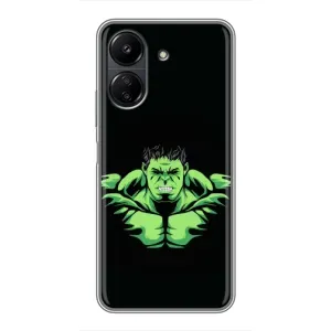Чехлы с героями Марвел Xiaomi POCO C65 (VPrint) (Зелёный Халк)