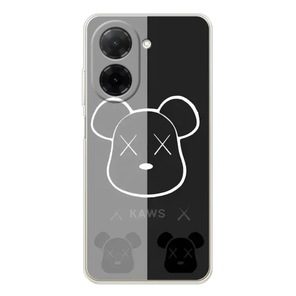 Чехол с принтом «БеарБрик глаза» для Xiaomi Poco C71