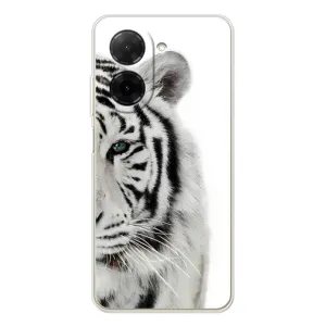 Чехлы с картинками животных Xiaomi Poco C71 (Белый Тигр)