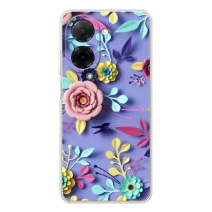 Чохли з квітами для Xiaomi Poco C71 (VPrint) (Дизайн квітів)