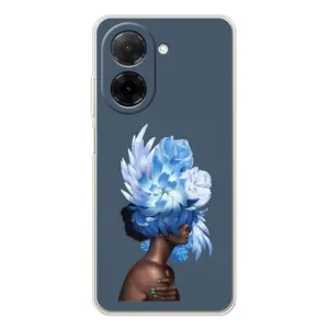 Чехлы (ART) Цветы на Xiaomi Poco C71 (VPrint) (Квіти на голові)