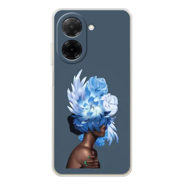 Чехол с принтом «Цветы на голове» для Xiaomi Poco C71