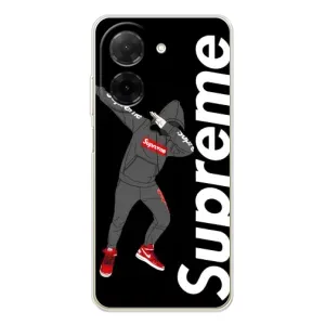 Чехол для Xiaomi Poco C71 с картинкой Supreme (AlphaPrint) (Деб Суприм)