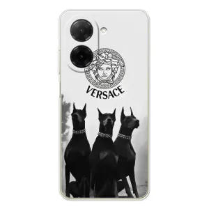 Чехлы VERSACE для Поко С71 (PREMIUMPrint) (Доберман Версаче)