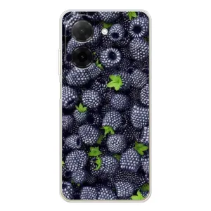 Чехлы с Фруктами для Xiaomi Poco C71 (VPrint) (Ежевика)