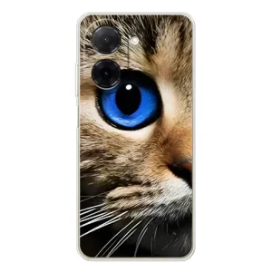 Чехлы с Котиками для Xiaomi Poco C71 (VPrint) (Глаз кота)