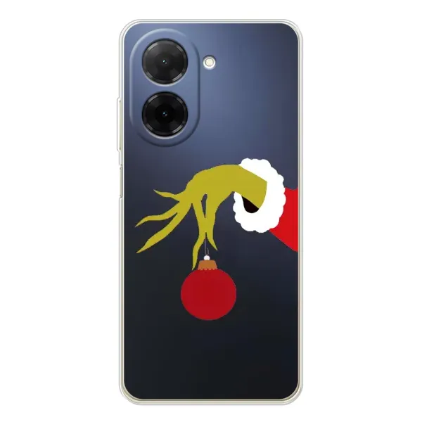 Чохол з принтом «Грінч з іграшкою» для Xiaomi Poco C71