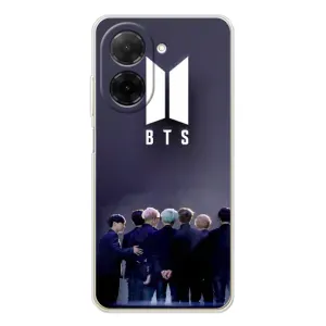 Чехлы BTS для Xiaomi Poco C71 (AlphaPrint) (Группа BTS)
