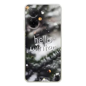 Новогодние, Праздничные Чехлы для Xiaomi Poco C71 - 2024 год (Hello winter)