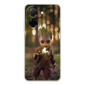 Чехол МАРВЕЛ для Поко С71 (AlphaPrint) (I am Groot)