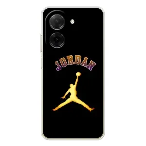 Чехлы для Xiaomi Poco C71 - с картинкой JORDAN (AlphaPrint) (Jordan Gold)