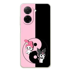 Чехол с кроликом Куроми на Xiaomi Poco C71 (Куроми Инь Янь)