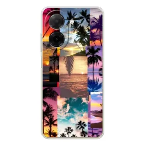 Силиконовый чехол с КАРТИНКАМИ лето для Xiaomi Poco C71 (AlphaPrint) (Летний отпуск)