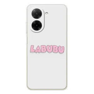 Чехол с Лабубу на Xiaomi Poco C71 (Лого Лабубу)