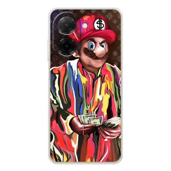 Чехол с принтом «Mario LV» для Xiaomi Poco C71