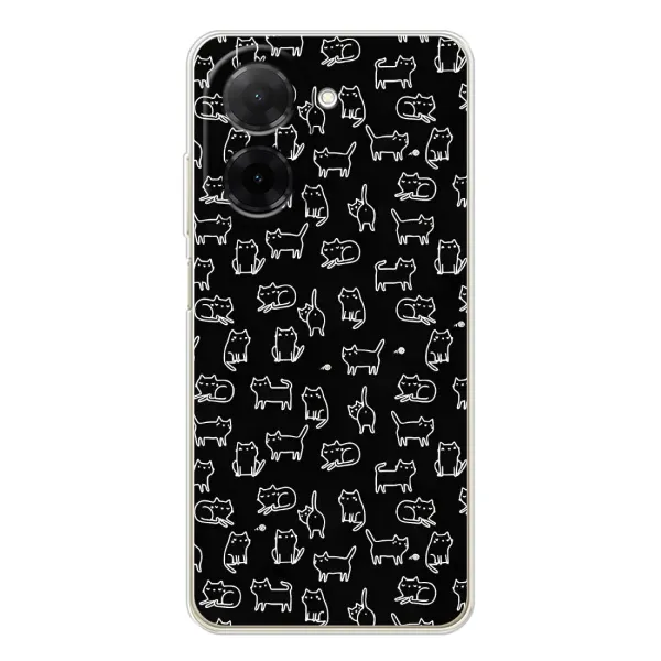 Чехол с принтом «Меленькие котики» для Xiaomi Poco C71 Чехол с принтом «Меленькие котики» для Xiaomi Poco C71