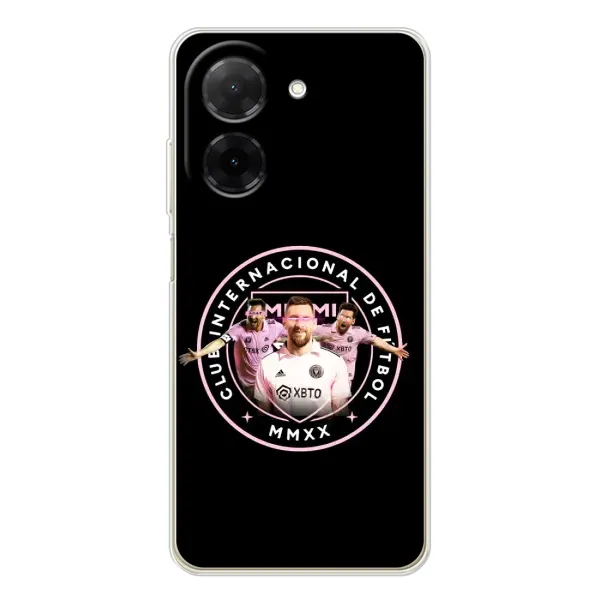 Чохол з принтом «Мессі в лого» для Xiaomi Poco C71 Чохол з принтом «Мессі в лого» для Xiaomi Poco C71