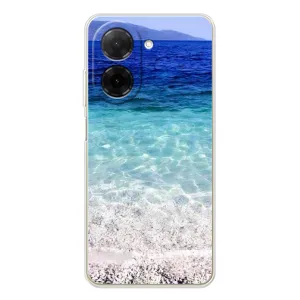 Силиконовый чехол с КАРТИНКАМИ лето для Xiaomi Poco C71 (AlphaPrint) (Море)