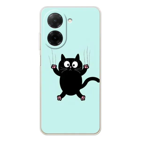 Чехол с принтом «Падающий кот» для Xiaomi Poco C71 Чехол с принтом «Падающий кот» для Xiaomi Poco C71