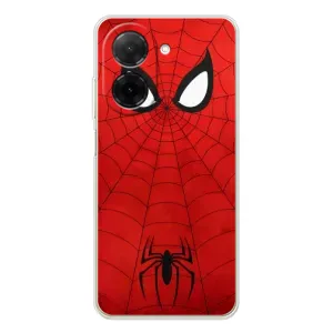 Чехол с человеком пауком для Xiaomi Poco C71 - (AlphaPrint) (Паук (Марвел))