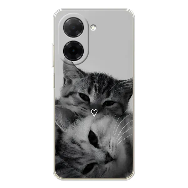 Чохол з принтом «Пара котів» для Xiaomi Poco C71 Чохол з принтом «Пара котів» для Xiaomi Poco C71