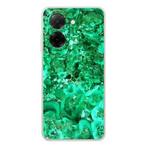 Мраморный чехол на Xiaomi Poco C71 (VPrint) (Салатный Мрамор)