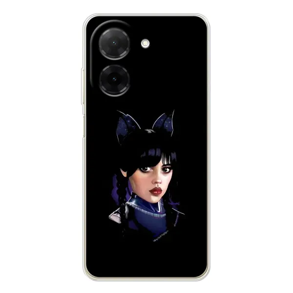 Чохол з принтом «серйозна Венздей» для Xiaomi Poco C71