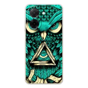 Чехол с птицами на Xiaomi Poco C71 (VPrint) (Сова с глазом)