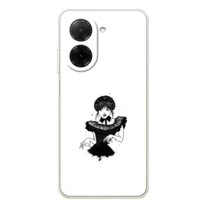 Чехлы Венсдей на Xiaomi Poco C71 Уэнсдей (AlphaPrint) (танец Уэнздей)