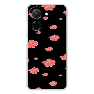 Чехлы Персонажи Аниме Наруто для Xiaomi Poco C71 (AlphaPrint) (Тучки Аниме)
