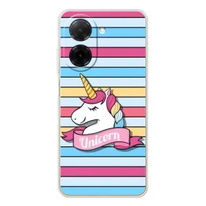 Чехол для Поко С71 - (Единорожки - Новинки) (AlphaPrint) (Unicorn)