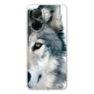 Чехлы с картинками животных Xiaomi Poco C71 (Волк)