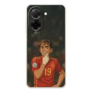 Чехол с футболистом Ламин Ямаль Xiaomi Poco C71 (Ямаль аниме)