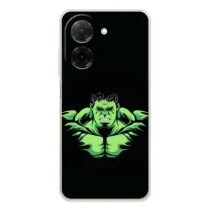 Чехлы с героями Марвел Xiaomi Poco C71 (VPrint) (Зелёный Халк)