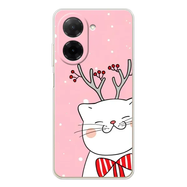 Чехол с принтом «Зимний кот» для Xiaomi Poco C71 Чехол с принтом «Зимний кот» для Xiaomi Poco C71