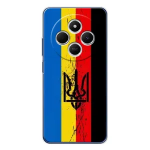 Украинские Чехлы для Xiaomi Poco C75 с картинкой УПА (AlphaPrint) (Прапор УПА)