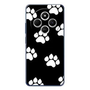 Чехлы с собаками для Xiaomi Poco C75 (VPrint) (Следы собаки)
