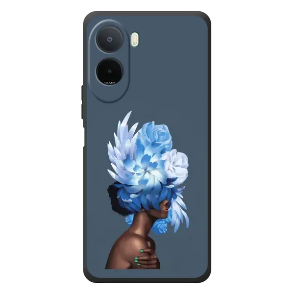 Чохол з принтом «Квіти на голові» для Xiaomi Poco C81 Pro